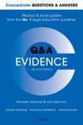 Cover of Concentrate Questions and Answers: Evidence