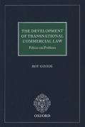 Cover of The Development of Transnational Law: Policies and Problems