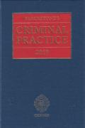 Cover of Blackstone's Criminal Practice 2019 (with Supplement 1 only)