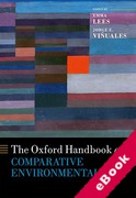 Cover of The Oxford Handbook of Comparative Environmental Law (eBook)