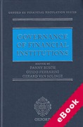 Cover of Governance of Financial Institutions (eBook)
