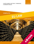 Cover of Complete EU Law: Text, Cases, and Materials (eBook)