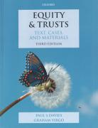 Cover of Equity & Trusts: Text, Cases, and Materials