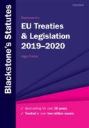 Cover of Blackstone's EU Treaties and Legislation 2019-2020