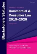 Cover of Blackstone's Statutes on Commercial & Consumer Law 2019-2020
