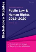 Cover of Blackstone's Statutes on Public Law and Human Rights 2019-2020
