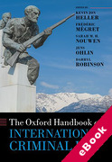 Cover of The Oxford Handbook of International Criminal Law (eBook)