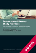 Cover of Respectable Citizens - Shady Practices: The Economic Morality of the Middle Classes (eBook)