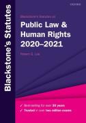 Cover of Blackstone's Statutes on Public Law and Human Rights 2020-2021