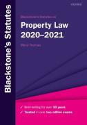 Cover of Blackstone's Statutes on Property Law 2020-2021