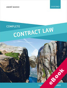 Cover of Contract Law: Text, Cases, and Materials (eBook)