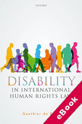 Cover of Disability in International Human Rights Law (eBook)