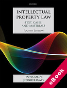 Cover of Intellectual Property Law: Text, Cases, and Materials (eBook)