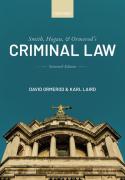 Cover of Smith, Hogan, & Ormerod's Criminal Law (eBook)