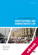 Cover of Cases and Materials on Constitutional and Administrative Law (eBook)