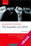 Cover of Blackstone's Guide to The Equality Act 2010 (eBook)