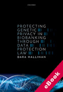 Cover of Protecting Genetic Privacy in Biobanking through Data Protection Law (eBook)