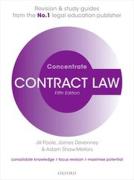 Cover of Concentrate: Contract Law - Revision and Study Guide (eBook)