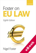 Cover of Foster on EU Law (eBook)
