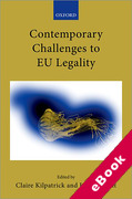 Cover of Contemporary Challenges to EU Legality (eBook)