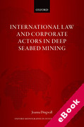 Cover of International Law and Corporate Actors in Deep Seabed Mining (eBook)