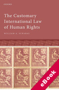 Cover of The Customary International Law of Human Rights (eBook)