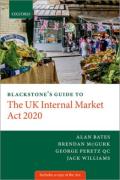Cover of Blackstone's Guide to the UK Internal Market Act 2020