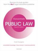 Cover of Concentrate: Public Law - Revision and Study Guide