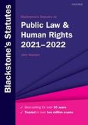Cover of Blackstone's Statutes on Public Law and Human Rights 2021-2022