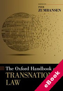 Cover of The Oxford Handbook of Transnational Law (eBook)