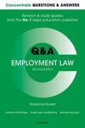 Cover of Concentrate Questions and Answers: Employment Law