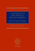 Cover of Copyright in the Digital Single Market: Article-by-Article Commentary to the Provisions of Directive 2019/790
