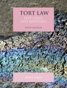 Cover of Tort Law: Text, Cases and Materials (eBook)