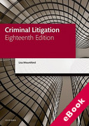 Cover of LPC: Criminal Litigation (eBook)