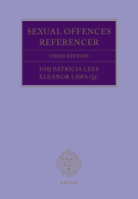 Cover of The Sexual Offences Referencer: A Practitioner's Guide to Indictments and Sentencing (Book + Digital Pack)
