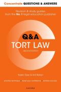 Cover of Concentrate Questions and Answers: Tort Law