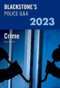 Cover of Blackstone's Police Q&A 2023: Crime