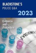 Cover of Blackstone's Police Q&A 2023: Evidence and Procedure