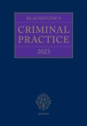 Cover of Blackstone's Criminal Practice 2023 (Book, 3 Supplements & eBook Pack)