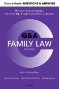 Cover of Concentrate Questions and Answers: Family Law