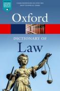 Cover of Oxford Dictionary of Law