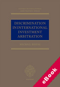 Cover of Discrimination in International Investment Arbitration (eBook)