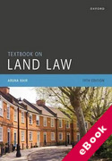 Cover of Textbook on Land Law (eBook)