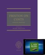 Cover of Friston on Costs (Book and Digital Pack)