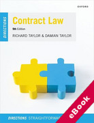 Cover of Contract Law Directions (eBook)