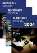 Cover of Blackstone's Police Q&A: Three Volume Pack 2024