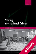 Cover of Proving International Crimes (eBook)