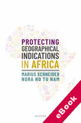 Cover of Protecting Geographical Indications in Africa (eBook)