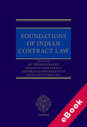 Cover of Foundations of Indian Contract Law (eBook)