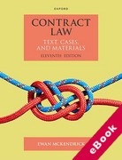 Cover of Contract Law: Text, Cases and Materials (eBook)